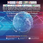 The 1st Thailand-Sino International Conference and The 17th National and International Academic Conference