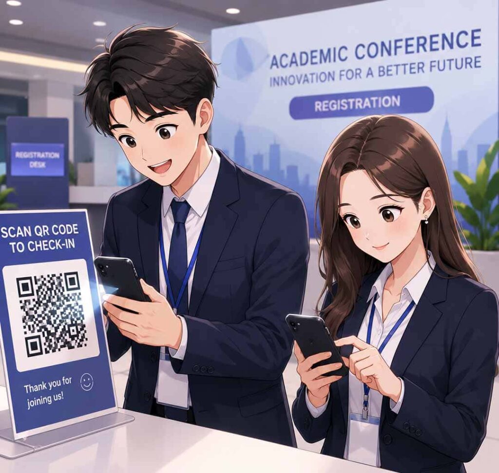 Scan QR code to Check-in. Thank you for joining us. Academic Conference Innovation for a Better Future Registration.